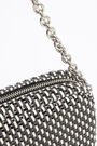 Bolso bandolera XS trenzado gris Bolso bandolera XS trenzado gris