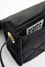 Bolso solapa S acolchado nylon negro Bolso solapa S acolchado nylon negro