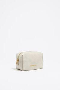 Neceser pequeño nylon blanco piedra Neceser pequeño nylon blanco piedra