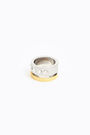 Anillo ancho cristales transparente Anillo ancho cristales transparente