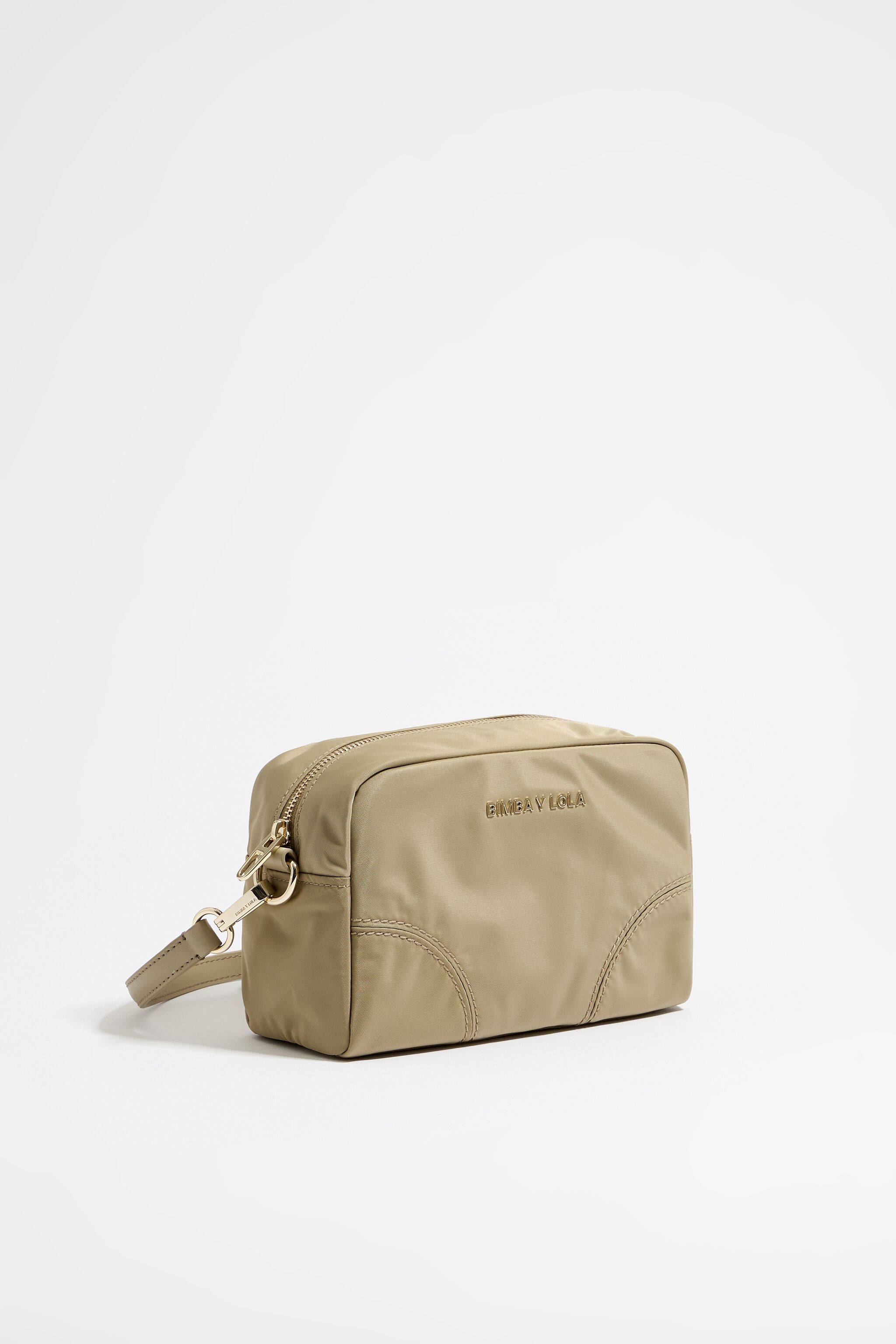 Bolso bandolera pequeno caqui claro