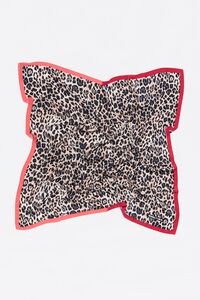 Pa&ntilde;uelo leopardo blanco