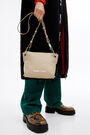 Bolso bandolera S piel piedra Bolso bandolera S piel piedra