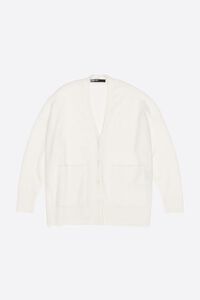 C&aacute;rdigan mohair larga marfil