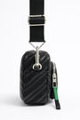 Bolso bandolera XS trenzado negro Bolso bandolera XS trenzado negro