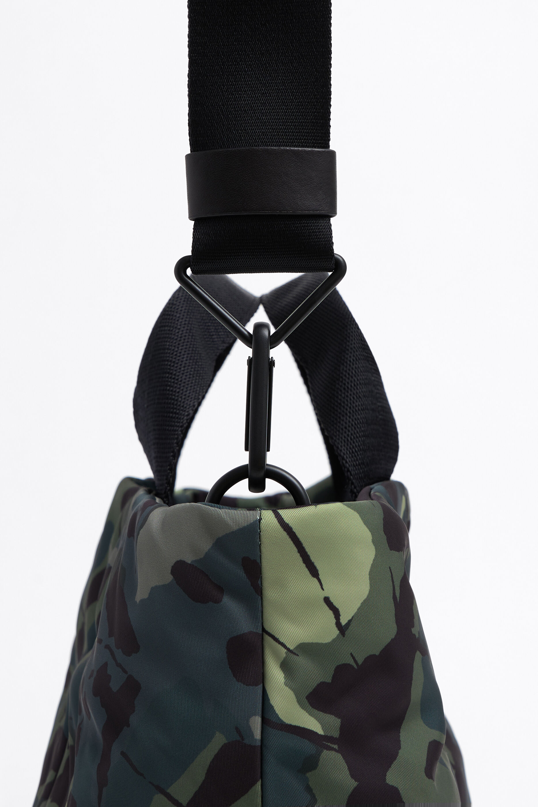 Bolso shopper L nylon camuflaje