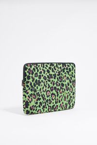 Funda port&aacute;til 13,5" nylon Leopard verde