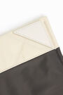 Bolso bandolera acolchado nylon marfil Bolso bandolera acolchado nylon marfil