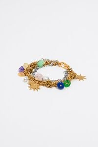 Pulsera multicadenas sol y luna