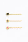 Set horquillas logo corazón Set horquillas logo corazón