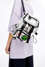 Mochila bolsillos S nylon plata Mochila bolsillos S nylon plata