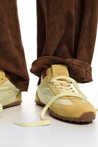 Deportiva 13 29 serraje y nylon amarilla