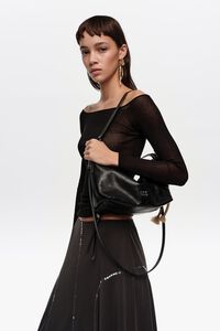 Bolso Madrid mediano piel negro