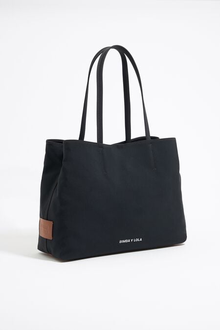 Bolso shopper Chihuahua grande gabardina antracita