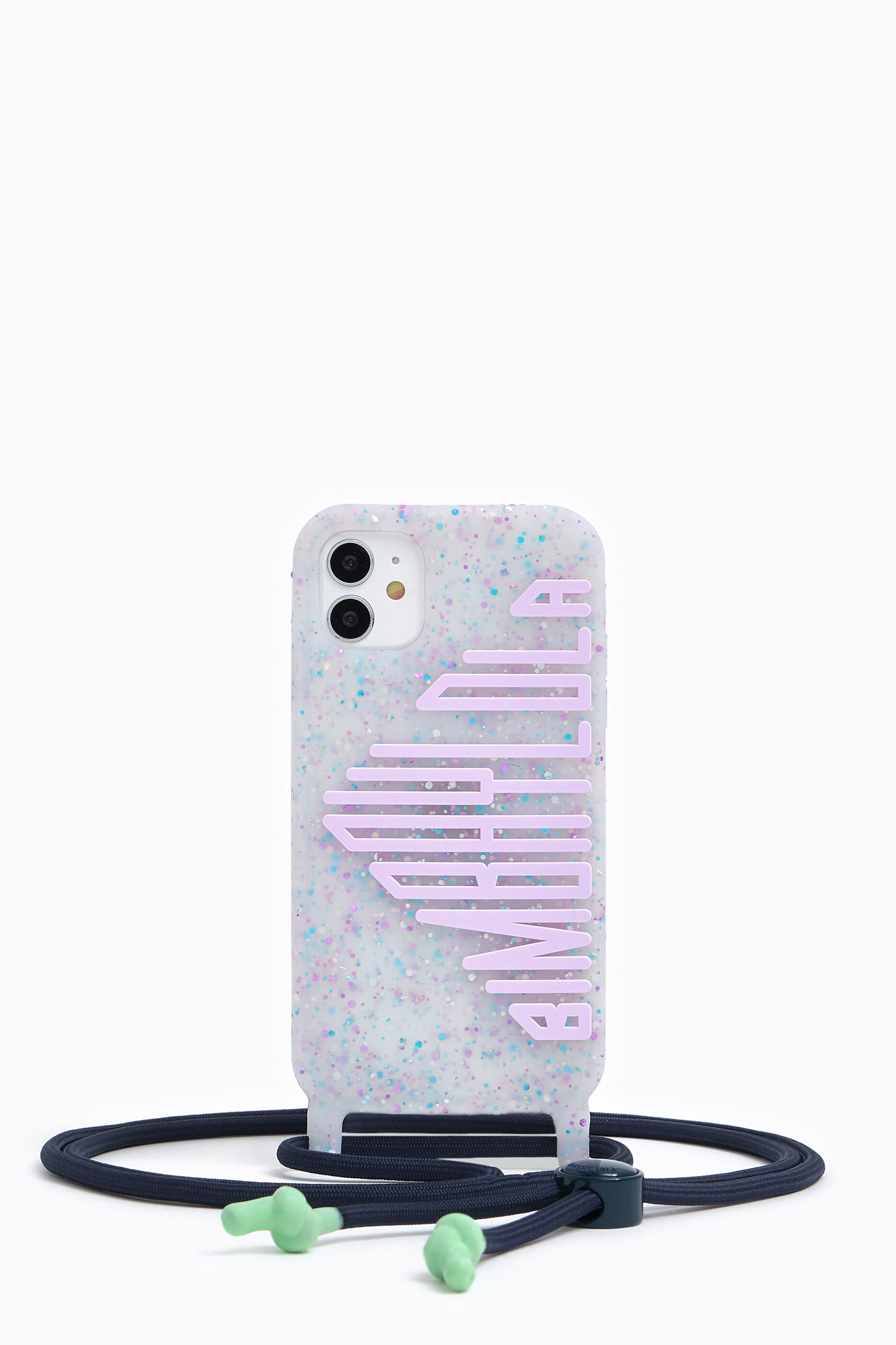 Funda iPhone 11 confeti lila