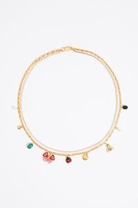 Collar cristales mariposa, mariquita y abeja Collar cristales mariposa, mariquita y abeja