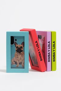 Funda rígida iPhone 16 bulldog azul