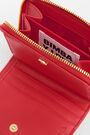 Cartera cuadrada piel roja Cartera cuadrada piel roja