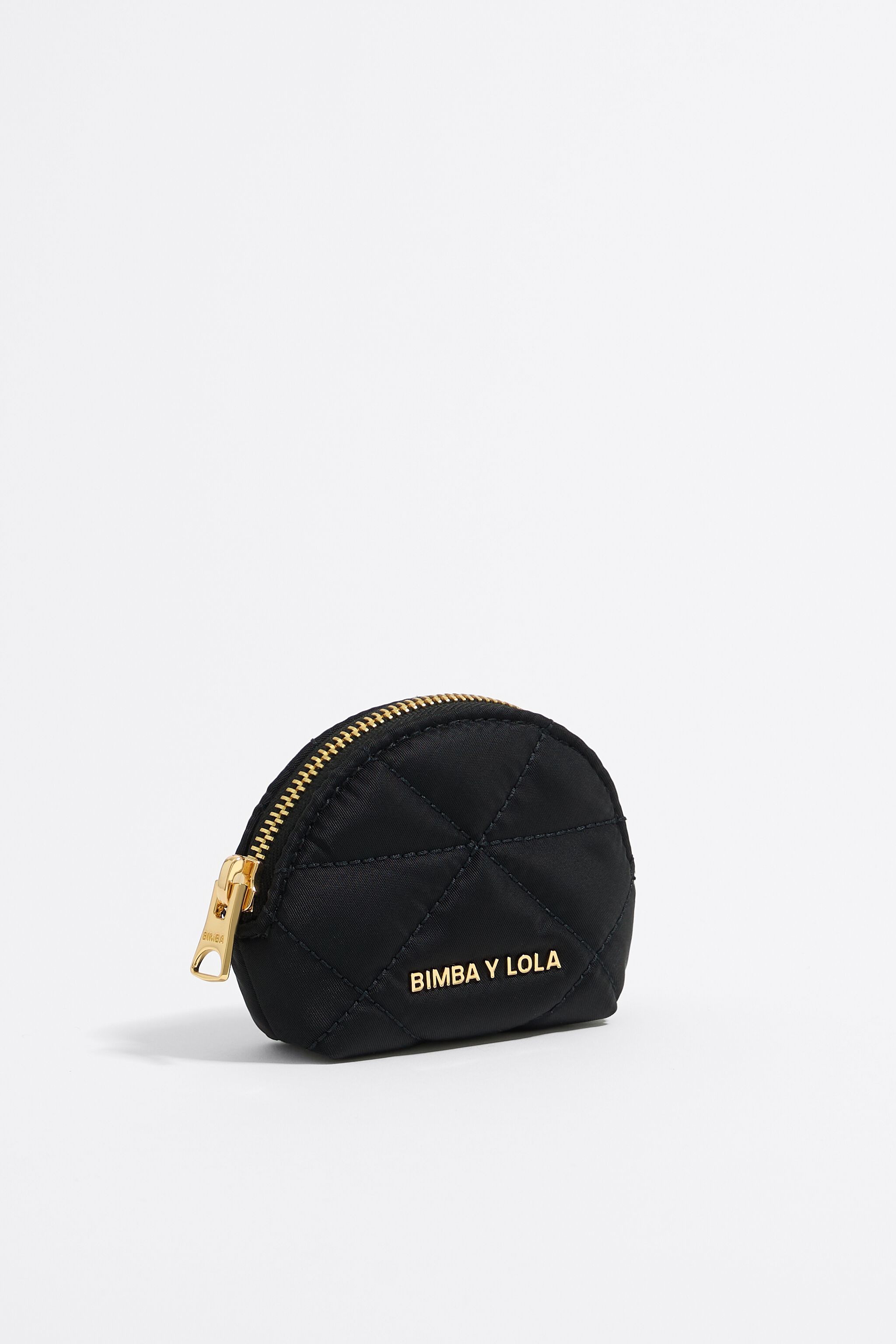 Monedero nylon negro