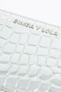 Billetera libro croco plata Billetera libro croco plata