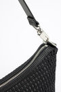 Bolso banana M trenzado negro Bolso banana M trenzado negro