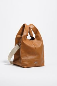 Bolso Paper mediano piel tofe