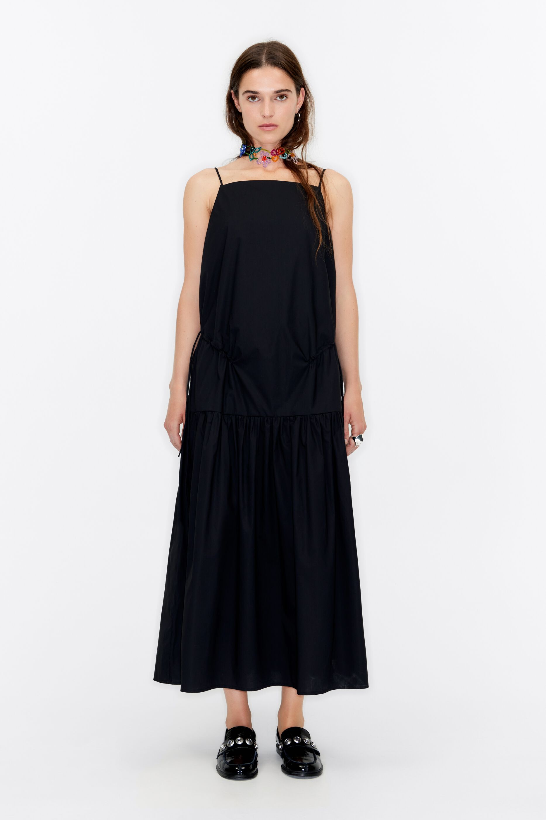 Vestido popelin negro online