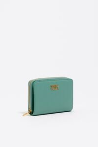 Cartera con solapa piel menta