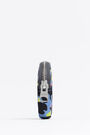 Monedero ovalado nylon leopardo azul Monedero ovalado nylon leopardo azul