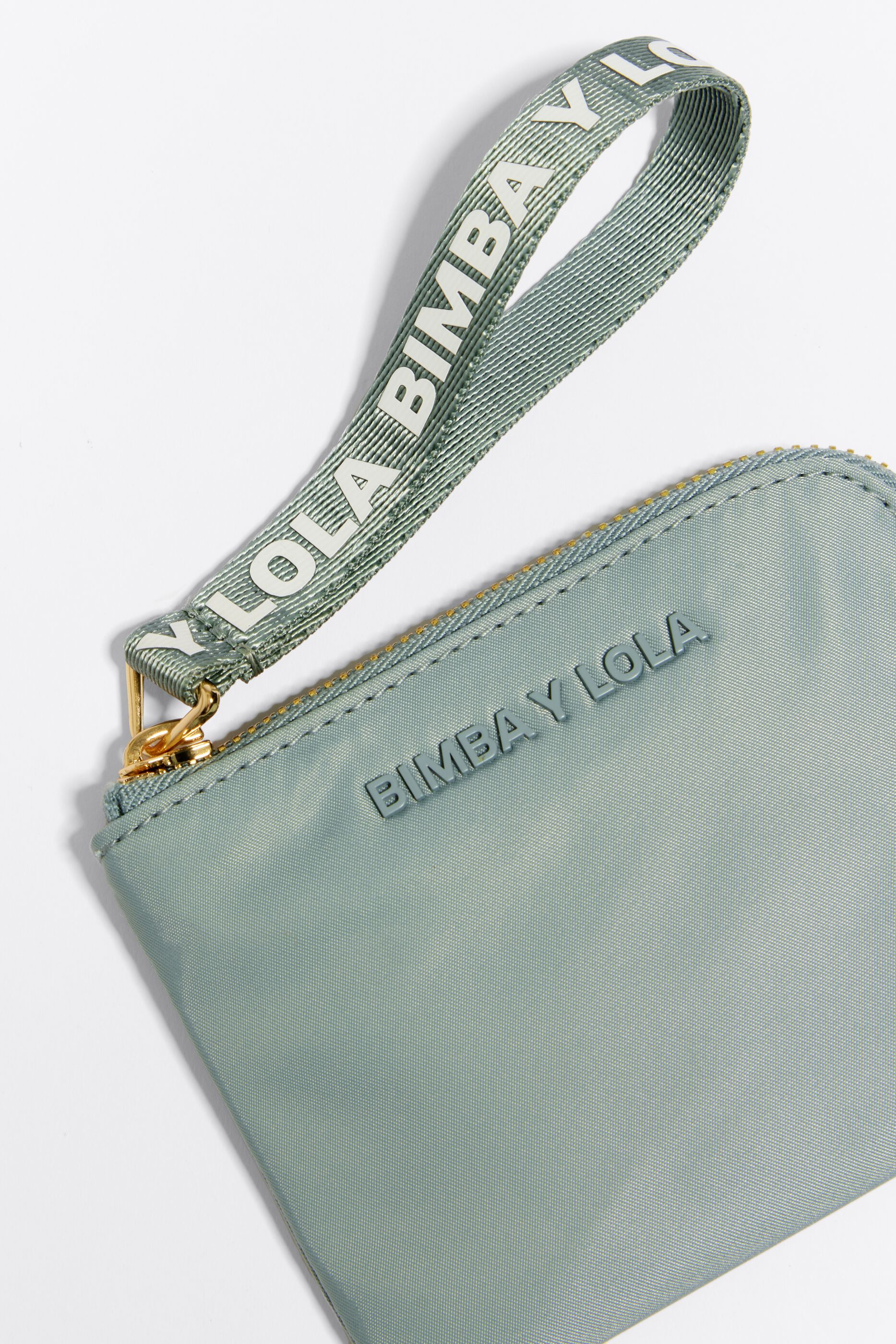 Monedero nylon verde agua
