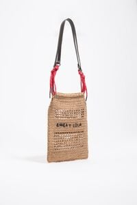 Bolso Market efecto rafia natural