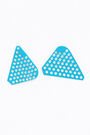 Pendientes placa azul Pendientes placa azul