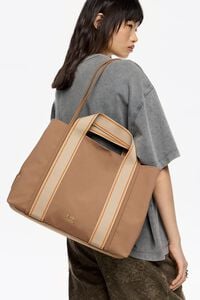 Bolso shopper Chihuahua grande gabardina canela