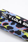 Estuche cilíndrico M nylon leopardo azul Estuche cilíndrico M nylon leopardo azul