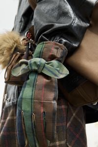 Guantes patchwork cuadros algod&oacute;n