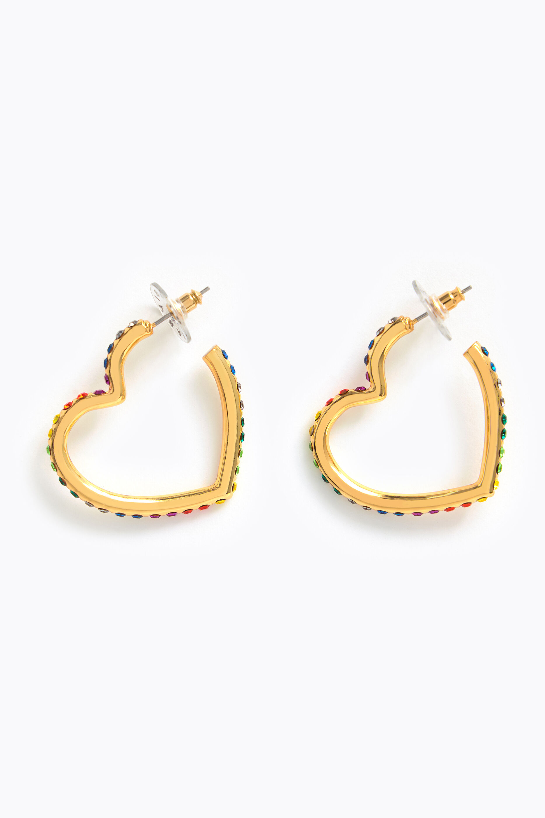 Pendientes medianos corazón