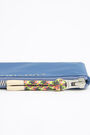 Monedero rectangular nylon azul Monedero rectangular nylon azul