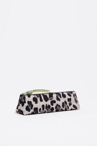 Neceser estuche peque&ntilde;o nylon Leopard gris