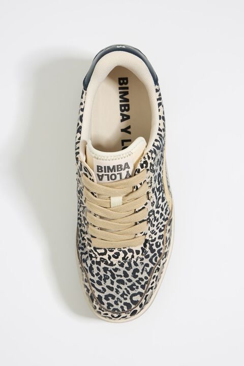 Deportiva cupsole 13 57 plataforma print Leopard beige Deportiva cupsole 13 57 plataforma print Leopard beige
