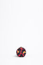 Estuche cilíndrico M nylon leopardo rojo Estuche cilíndrico M nylon leopardo rojo