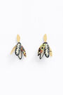 Pendientes cortos hojas negros Pendientes cortos hojas negros