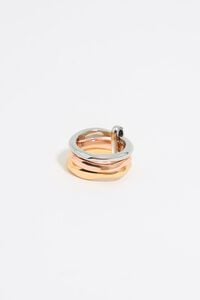 Anillo triple textura multicolor