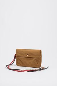 Cartera grande nylon caramelo