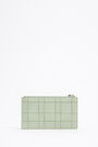 Monedero plano M trenzado piel verde Monedero plano M trenzado piel verde