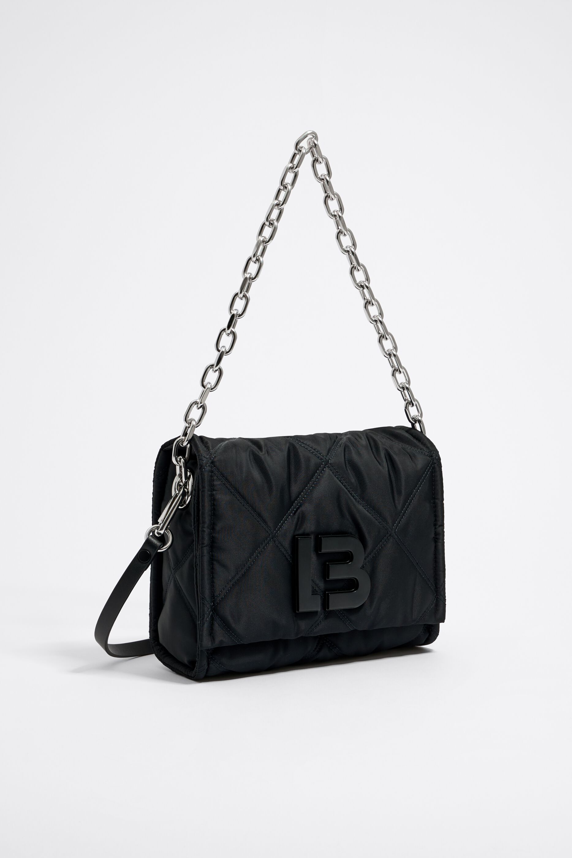 Bolso bandolera solapa M negro