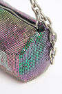 Bolso cilíndrico malla iridiscente Bolso cilíndrico malla iridiscente