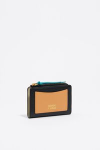Cartera piel negro