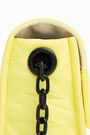 Bolso solapa S nylon acolchado amarillo Bolso solapa S nylon acolchado amarillo