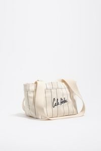 Bolso mini algod&oacute;n blanco roto