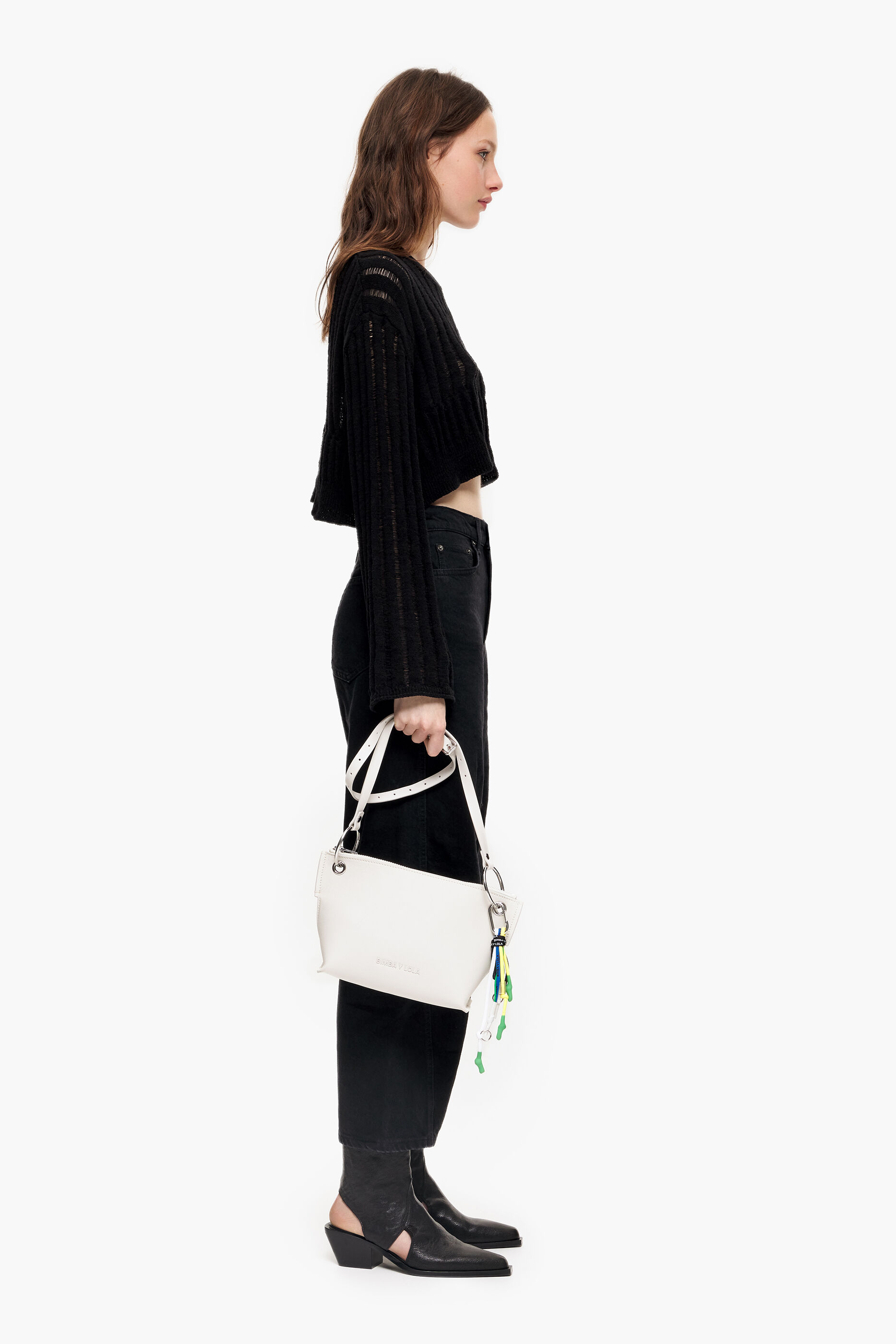 Bolso shop hombro blanco